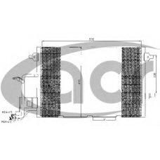 300349 ACR Конденсатор, кондиционер