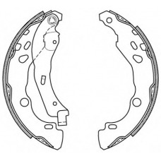 BSA2079.00 OPEN PARTS Комплект тормозных колодок