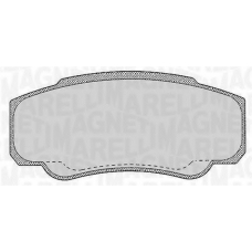 363916060188 MAGNETI MARELLI Комплект тормозных колодок, дисковый тормоз