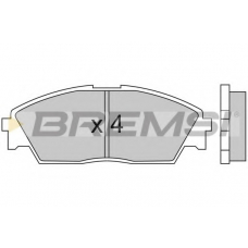 BP2350 BREMSI Комплект тормозных колодок, дисковый тормоз