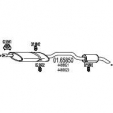 01.65850 MTS Глушитель выхлопных газов конечный