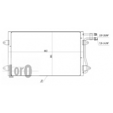 053-016-0031 LORO Конденсатор, кондиционер