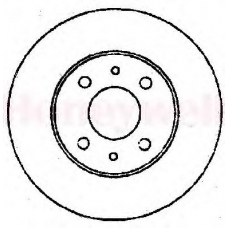 561387B BENDIX Тормозной диск