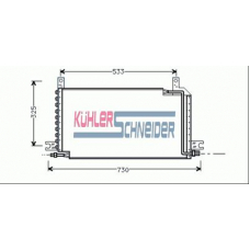 2520101 KUHLER SCHNEIDER Конденсатор, кондиционер