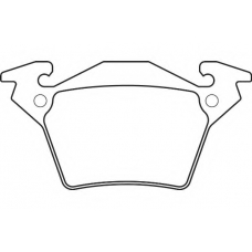 DBP221305 DURON Комплект тормозных колодок, дисковый тормоз