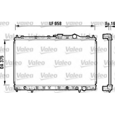 734136 VALEO Радиатор, охлаждение двигателя