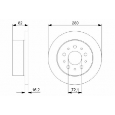 0 986 479 298 BOSCH Тормозной диск