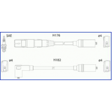 134817 Huco Комплект проводов зажигания