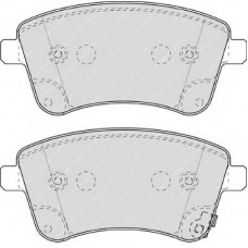 FSL4339 FERODO Комплект тормозных колодок, дисковый тормоз