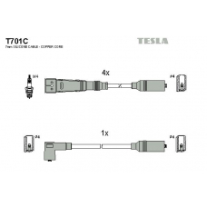 T701C TESLA Комплект проводов зажигания