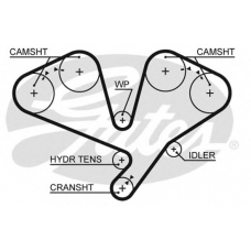 5659XS GATES Ремень ГРМ