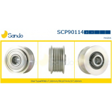 SCP90114.0 SANDO Ременный шкив, генератор