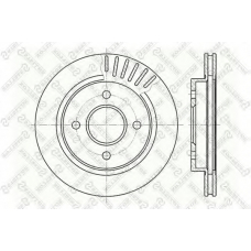 6020-2535V-SX STELLOX Тормозной диск