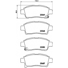 T2148 PAGID Комплект тормозных колодок, дисковый тормоз