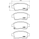 T2148 PAGID Комплект тормозных колодок, дисковый тормоз