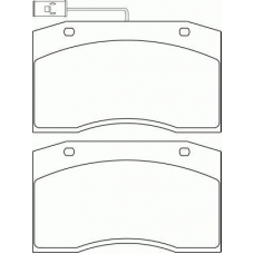 C6022 PAGID Комплект тормозных колодок, дисковый тормоз