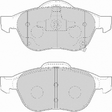 FD7117A NECTO Комплект тормозных колодок, дисковый тормоз