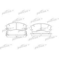 PBP576 PATRON Комплект тормозных колодок, дисковый тормоз
