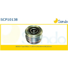 SCP10138 SANDO Ременный шкив, генератор