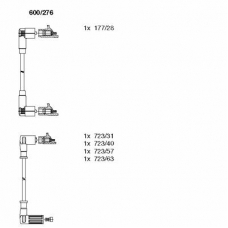 600/276 BREMI Комплект проводов зажигания