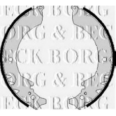 BBS6109 BORG & BECK Комплект тормозных колодок