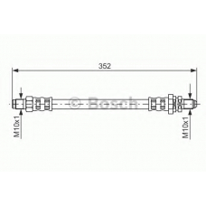 1 987 476 608 BOSCH Тормозной шланг