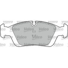 598018 VALEO Комплект тормозных колодок, дисковый тормоз