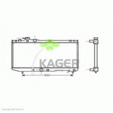 31-3352 KAGER Радиатор, охлаждение двигателя