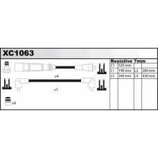 XC1063 QUINTON HAZELL Комплект проводов зажигания