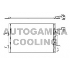 105512 AUTOGAMMA Конденсатор, кондиционер