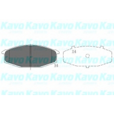 KBP-6520 KAVO PARTS Комплект тормозных колодок, дисковый тормоз
