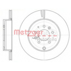 61402.10 METZGER Тормозной диск