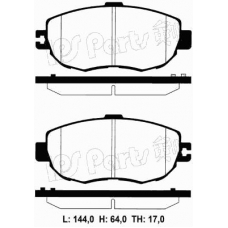 IBD-1295 IPS Parts Комплект тормозных колодок, дисковый тормоз