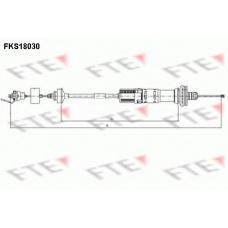 FKS18030 FTE Трос, управление сцеплением