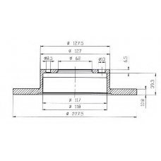 BSF3150 QUINTON HAZELL Тормозной диск