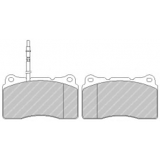 FDB1545 FERODO Комплект тормозных колодок, дисковый тормоз