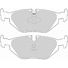 FD6633A NECTO Комплект тормозных колодок, дисковый тормоз