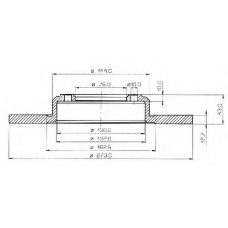 BSF1064 QUINTON HAZELL Тормозной диск