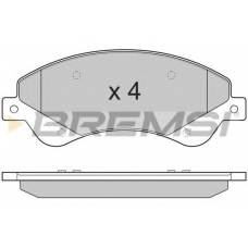 BP3273 BREMSI Комплект тормозных колодок, дисковый тормоз