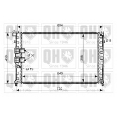 QER2479 QUINTON HAZELL Радиатор, охлаждение двигателя