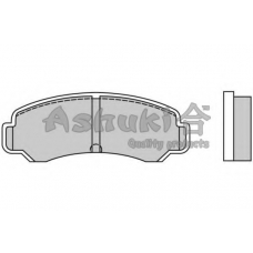 1083-7002A ASHUKI Комплект тормозных колодок, дисковый тормоз
