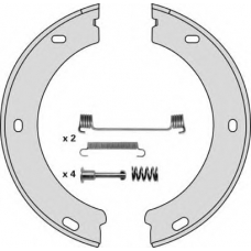 M705R MGA Комплект тормозных колодок, стояночная тормозная с