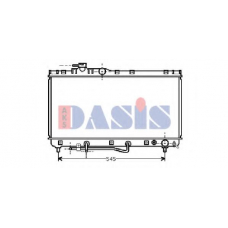 211730N AKS DASIS Радиатор, охлаждение двигателя