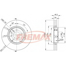 BD-4204 FREMAX Тормозной диск