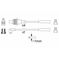 0 986 356 863 BOSCH Комплект проводов зажигания