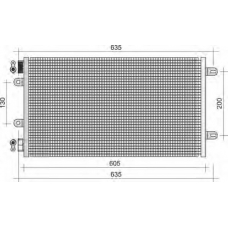 350203364000 MAGNETI MARELLI Конденсатор, кондиционер