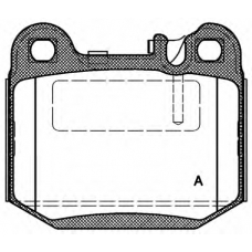 BPA0014.40 OPEN PARTS Комплект тормозных колодок, дисковый тормоз
