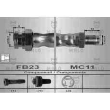 8563 Malo Тормозной шланг
