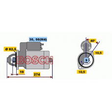 0 001 218 122 BOSCH Стартер