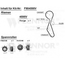 F904489V FLENNOR Комплект ремня грм